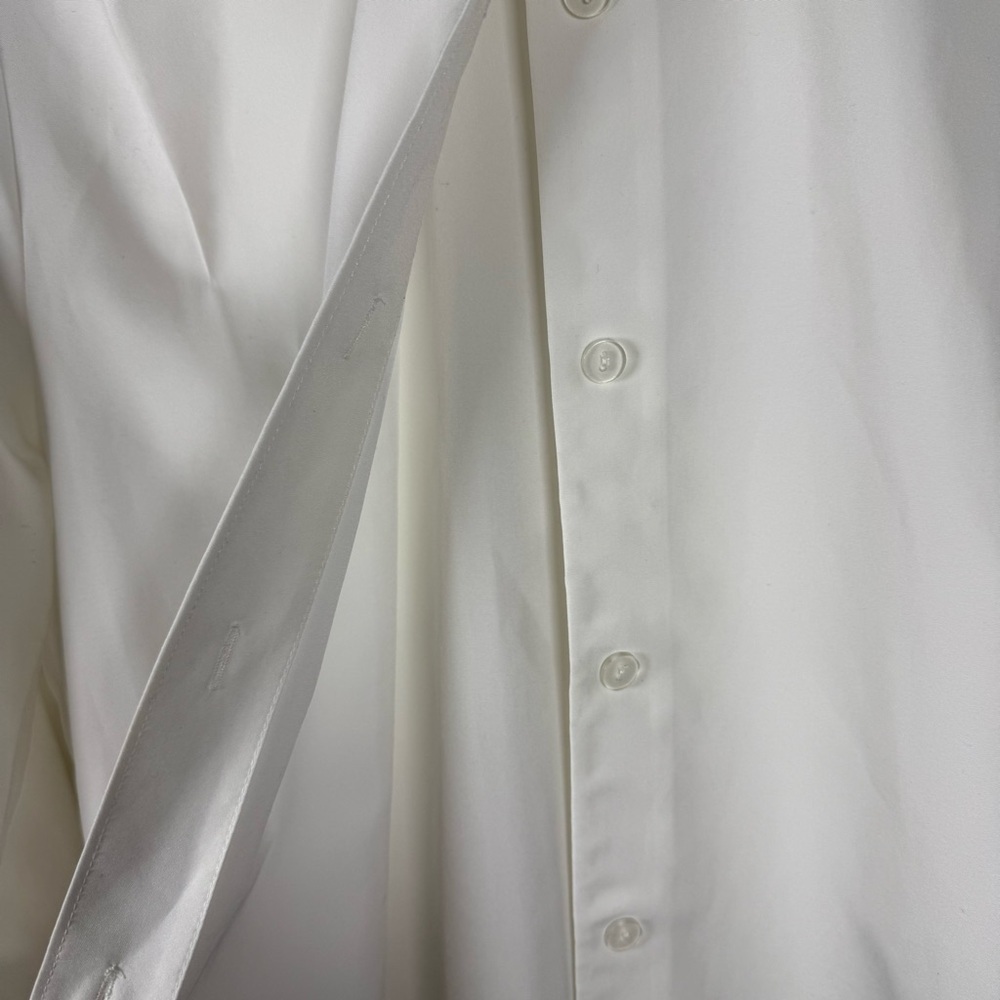 Josephine Business White Collared Button Up Shirt Size 6 Office - Picture 3 of 9